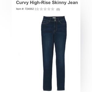 K.Jordan: Curvy High-Rise Skinny Jean